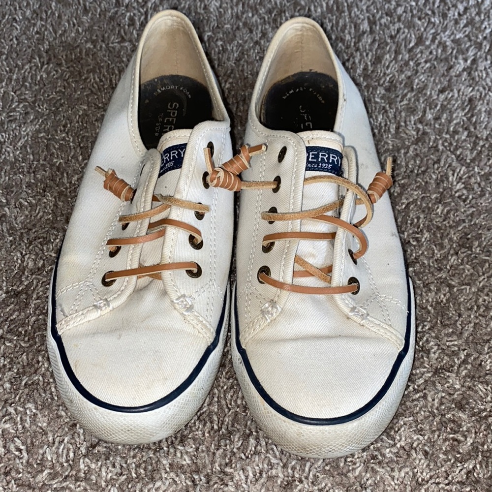 White Sperrys